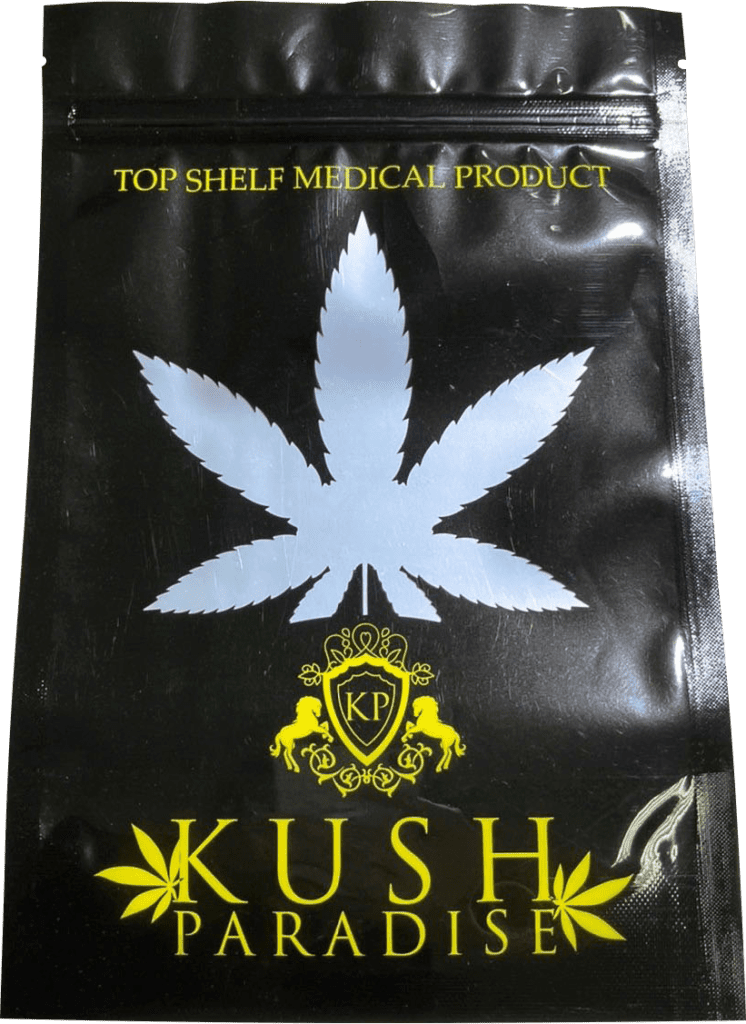 Empty Kush Paradise Cannabis Pouch